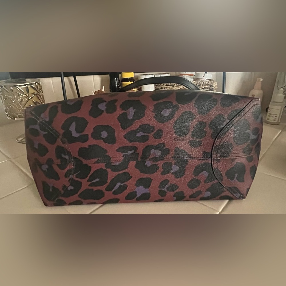 Coach city tote Leopard-Print Tote - Picture 3 of 10